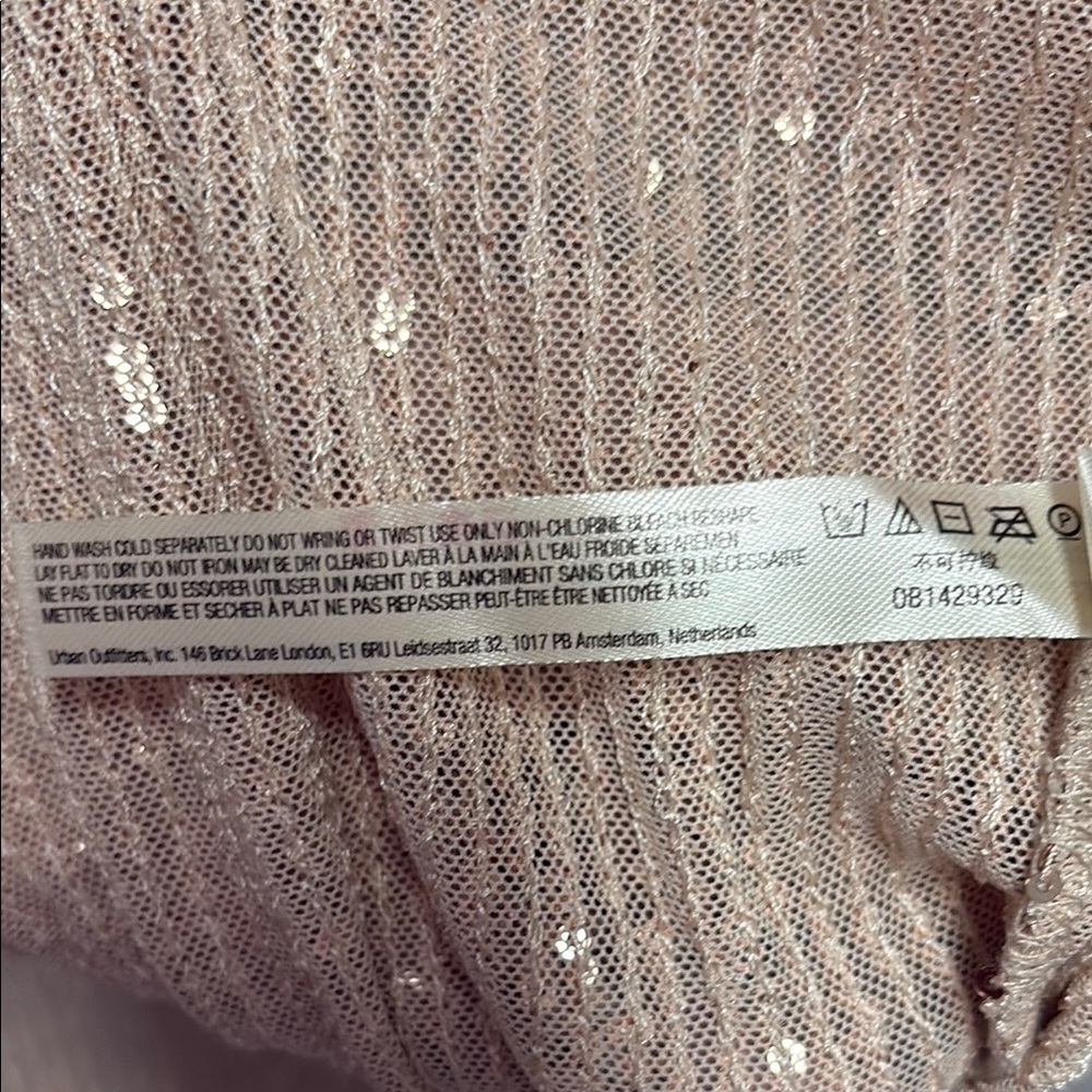 Sequin Long Sleeve Top - Pink - Picture 7 of 8